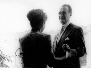 Arturo Despouey y su esposa Luz Escalona.
Roma, 1949