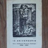 Afiche Asociación Cultural Horacio Quiroga, a la que pertenecía Amorim