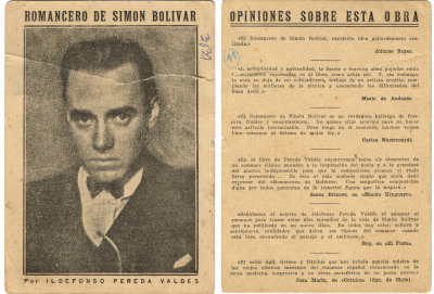 Crítica al Romancero de Simón Bolívar