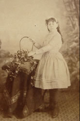 Deolinda de Viana, hermana de Javier de Viana, 1886