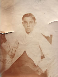 Javier de Viana con 12 años