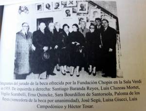  Integrantes del jurado de la beca de la Fundación Chopin